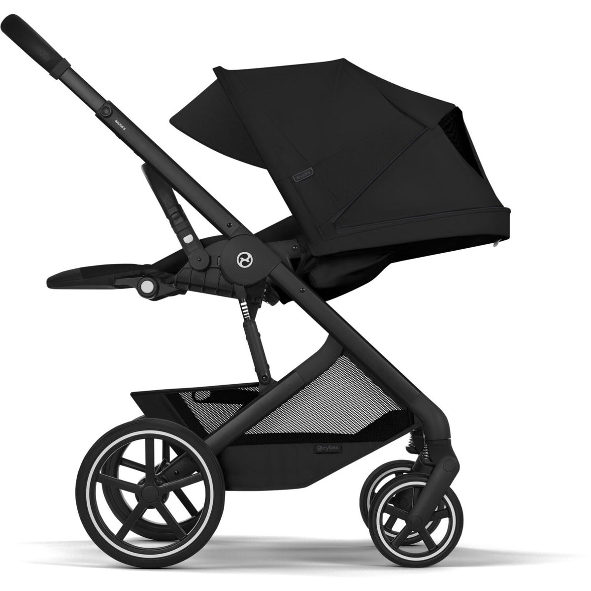 Cybex Moon Black Balios S Lux Blk Inklusiv Foldbar Cot
