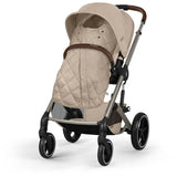Cybex Almond Beige Balios S Lux Tpe Inklusiv Foldbar Cot