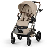 Cybex Almond Beige Balios S Lux Tpe Inklusiv Foldbar Cot