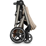 Cybex Almond Beige Balios S Lux Tpe Inklusiv Foldbar Cot