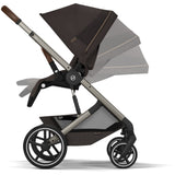 Cybex Chocolate Brown Balios S Lux Tpe Inklusiv Foldbar Cot