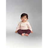 Name It Birch Bows In Mauve Shadows Nbfoana Ls Stickad Låda
