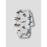 Name It Light Grey Melange Nbmozias Ls Slim Body Bf