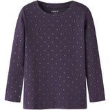 Name It Navy Cosmos Nmfodele Ls Slim Topp Bf