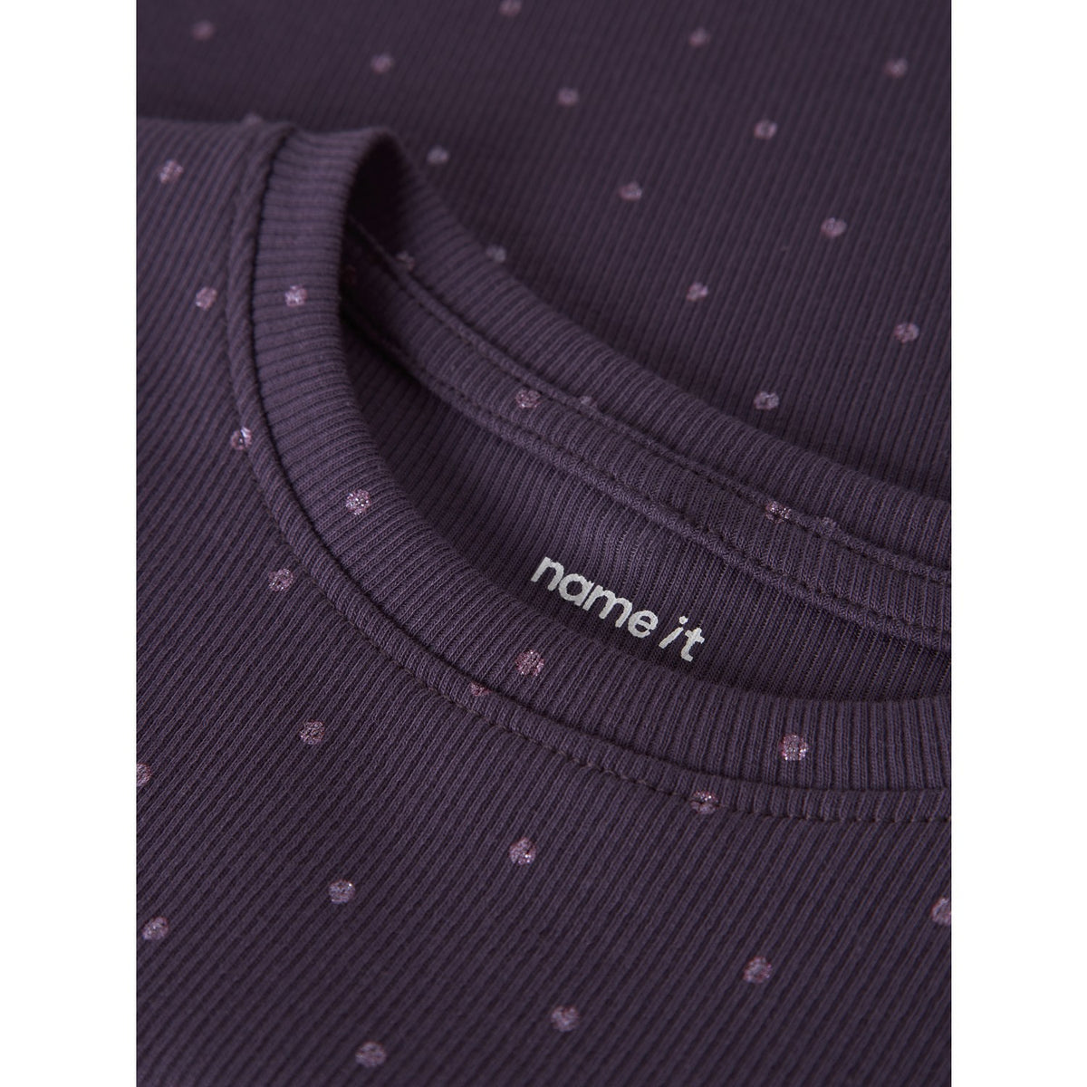 Name It Navy Cosmos Nmfodele Ls Slim Topp Bf