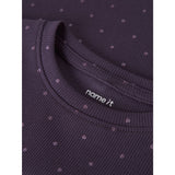 Name It Navy Cosmos Nmfodele Ls Slim Topp Bf