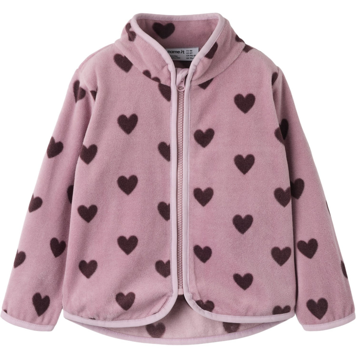 Name It Mauve Shadows Nmfolajas Nreg Fleece Jacka