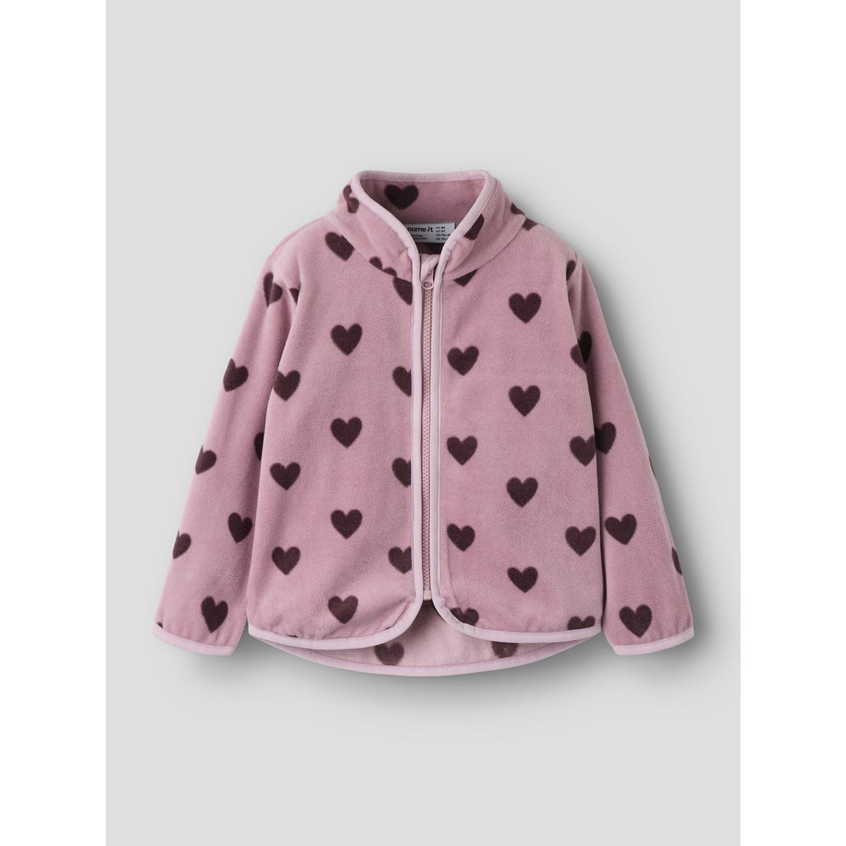 Name It Mauve Shadows Nmfolajas Nreg Fleece Jacka