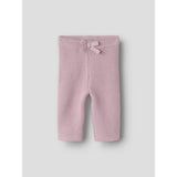 Name It Mauve Shadows Nbfolda Stickad Leggings