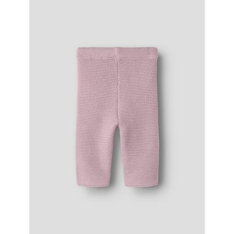 Name It Mauve Shadows Nbfolda Stickad Leggings