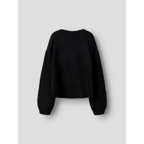 Name It Black Hearts In Birch Nkfogusse Ls Stickad