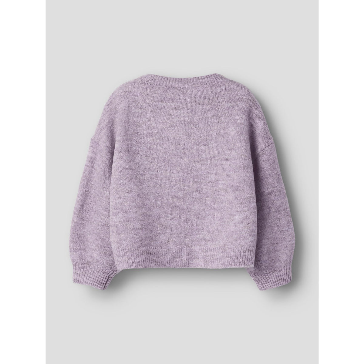 Name It Mauve Shadows Birch Hearts Nmfogusse Ls Stickad
