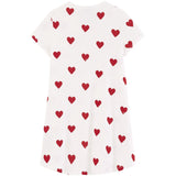 Petit Bateau Hearts Kortärmad Klänning