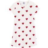 Petit Bateau Hearts Kortärmad Klänning
