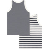 Petit Bateau Navy Stripe Undershirt 2-pack