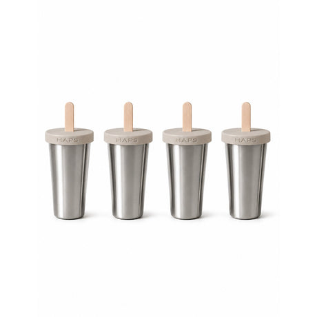 Haps Nordic Oyster Grey Ice Lolly Makers 4-Pack