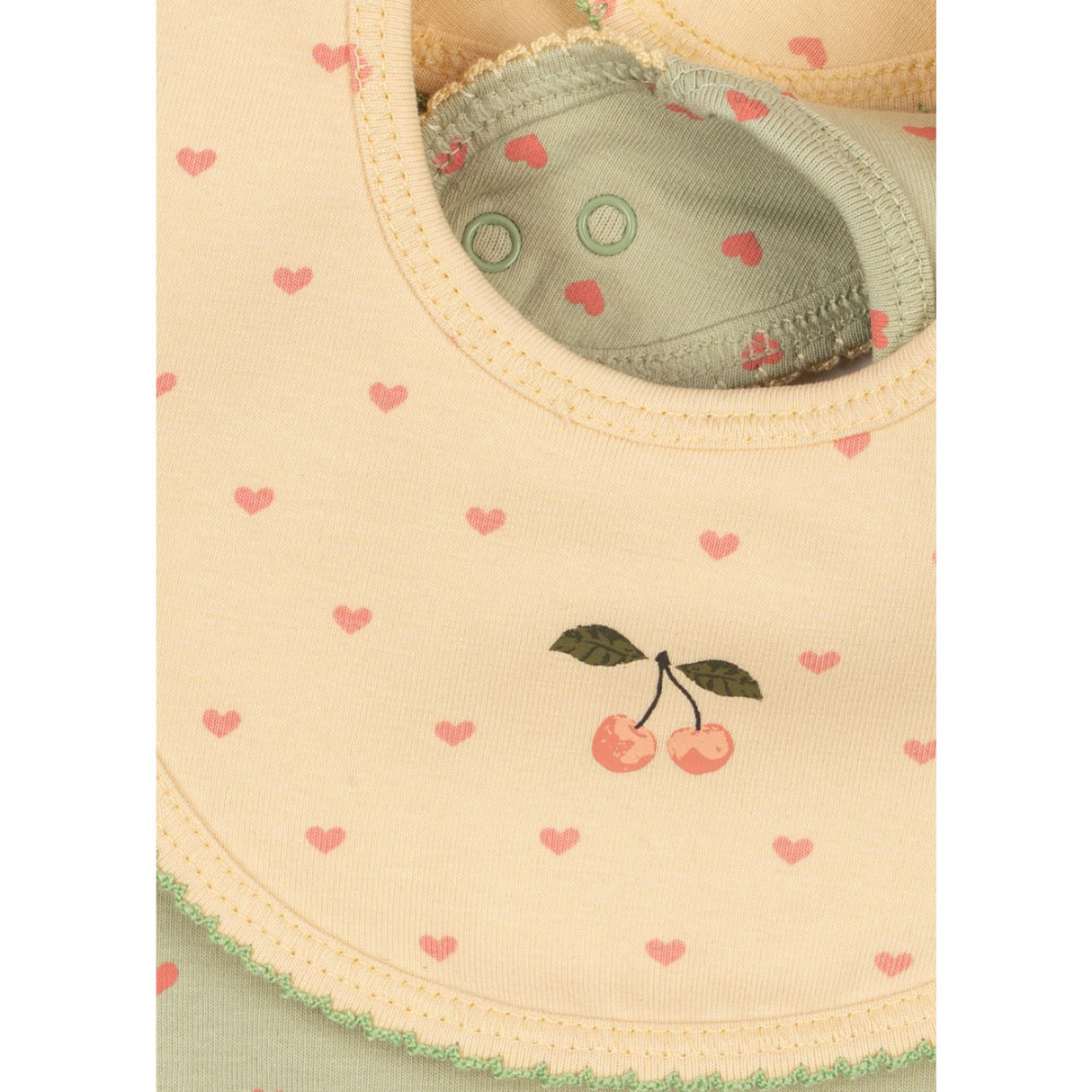 Konges Sløjd Coeur Golden/Coeur Lint Basic 2 Pack Haklapp