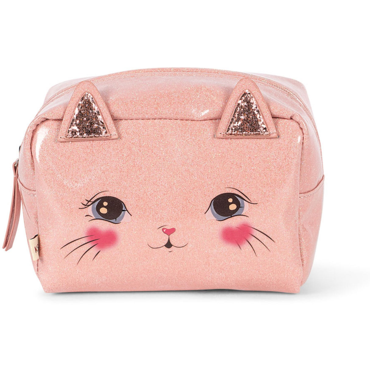 Konges Sløjd Cerise Glitter Pink Kat Pouch