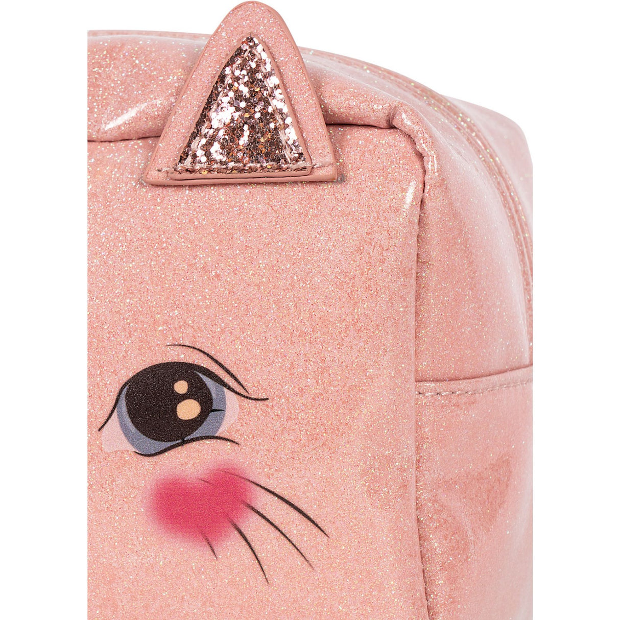 Konges Sløjd Cerise Glitter Pink Kat Pouch