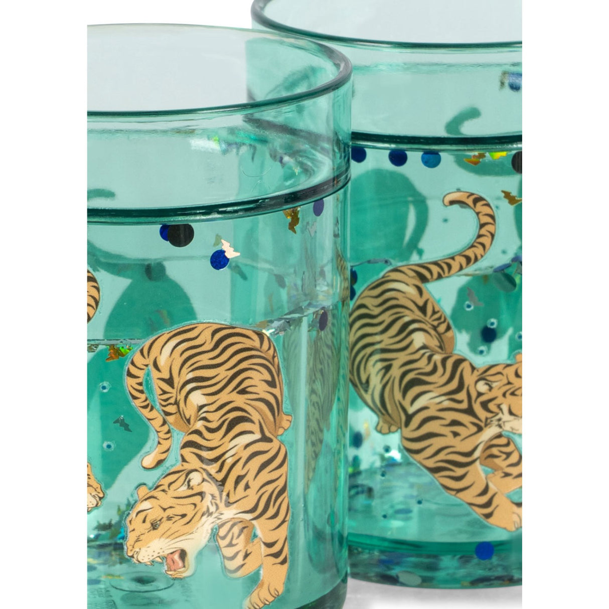 Konges Sløjd Tiger Ruggito 2 Pack Glitter Kopper