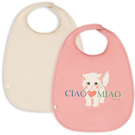 Konges Sløjd Ciao Miao 2 Pack Dinner Haklapp