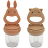 Konges Sløjd Almond/Terracotta Silikon Fruit Feeding Napp