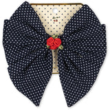 Konges Sløjd Dot Nuit Rose Rouge Rosett Hair Clip