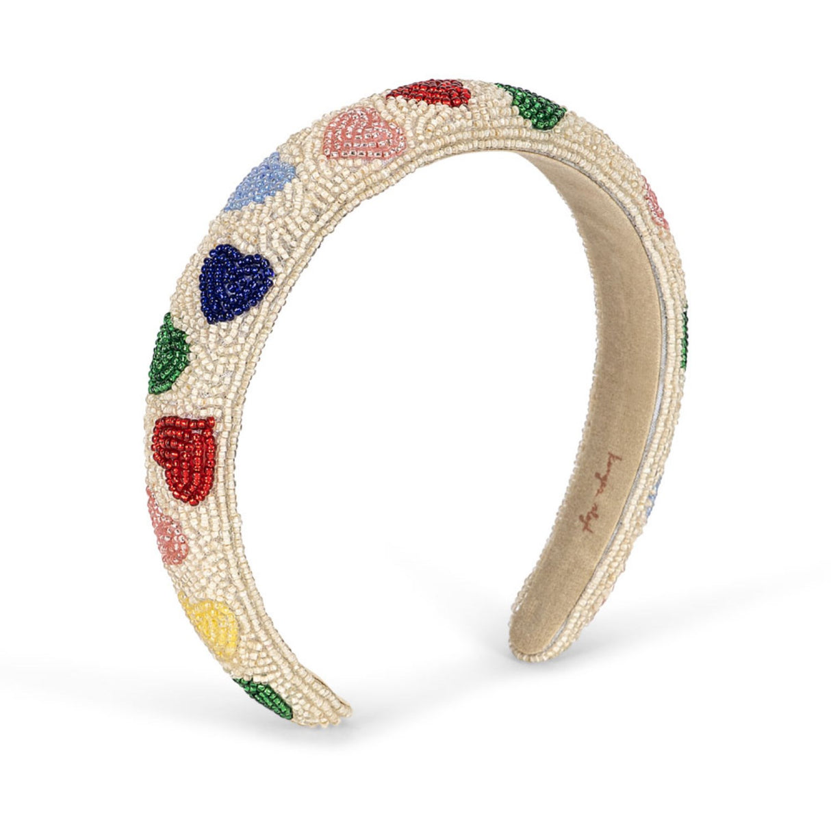 Konges Sløjd Coeur Coloré Coeur Beaded Hairbrace