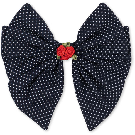 Konges Sløjd Dot Nuit Rose Rouge Rosett Hair Clip