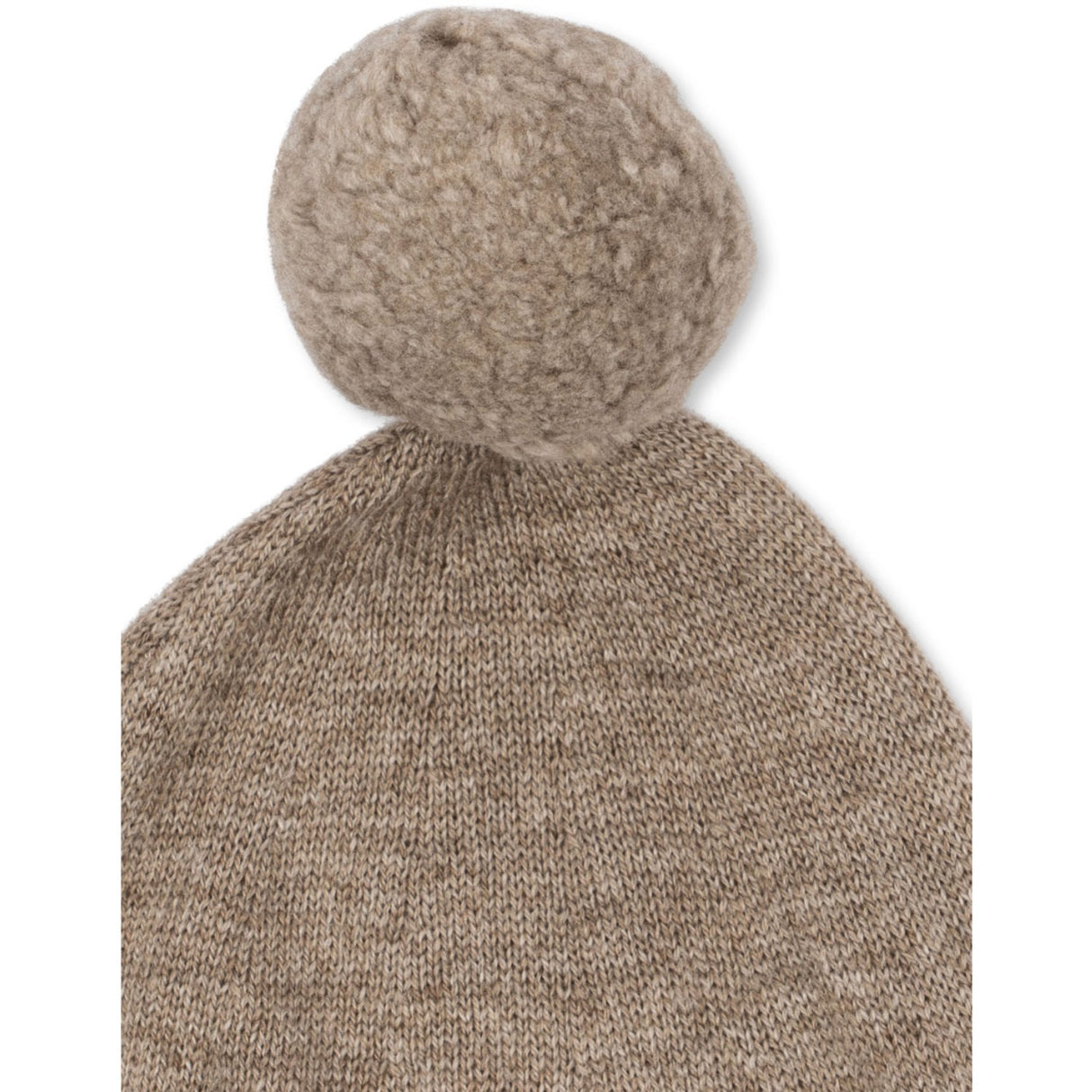 Konges Sløjd Light Brown Mattou Stickad Hjälm