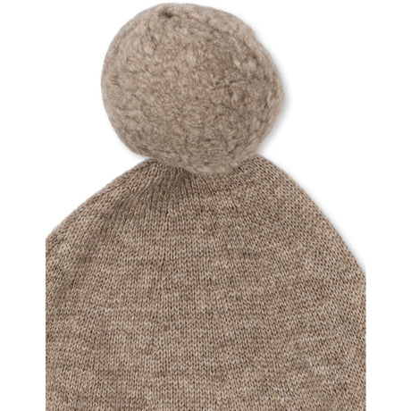 Konges Sløjd Light Brown Mattou Stickad Hjälm