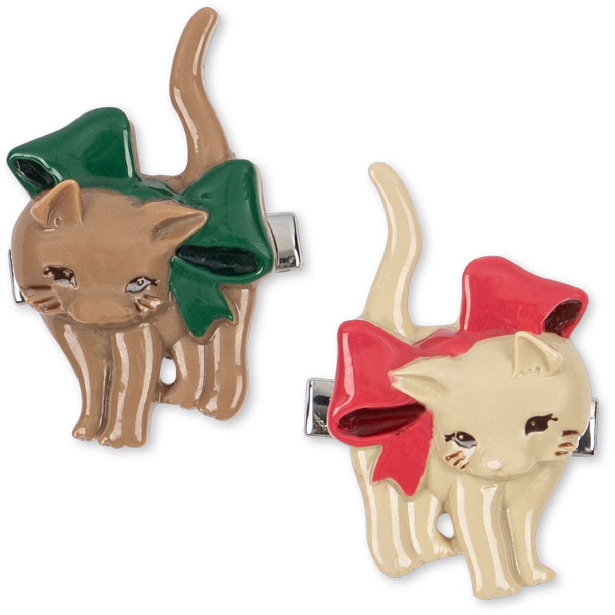 Konges Sløjd Bow Kitty 2 Pack Kitten Hair Clip