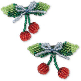 Konges Sløjd Cherry 2 Pack Beaded Cherry Rosett Hair Clip