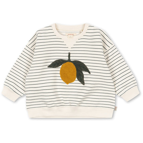 Konges Sløjd Cilantro Stripe Amio Sweatshirt Ocs