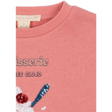 Konges Sløjd Peach Blossom Lou Paljet Sweatshirt Gots