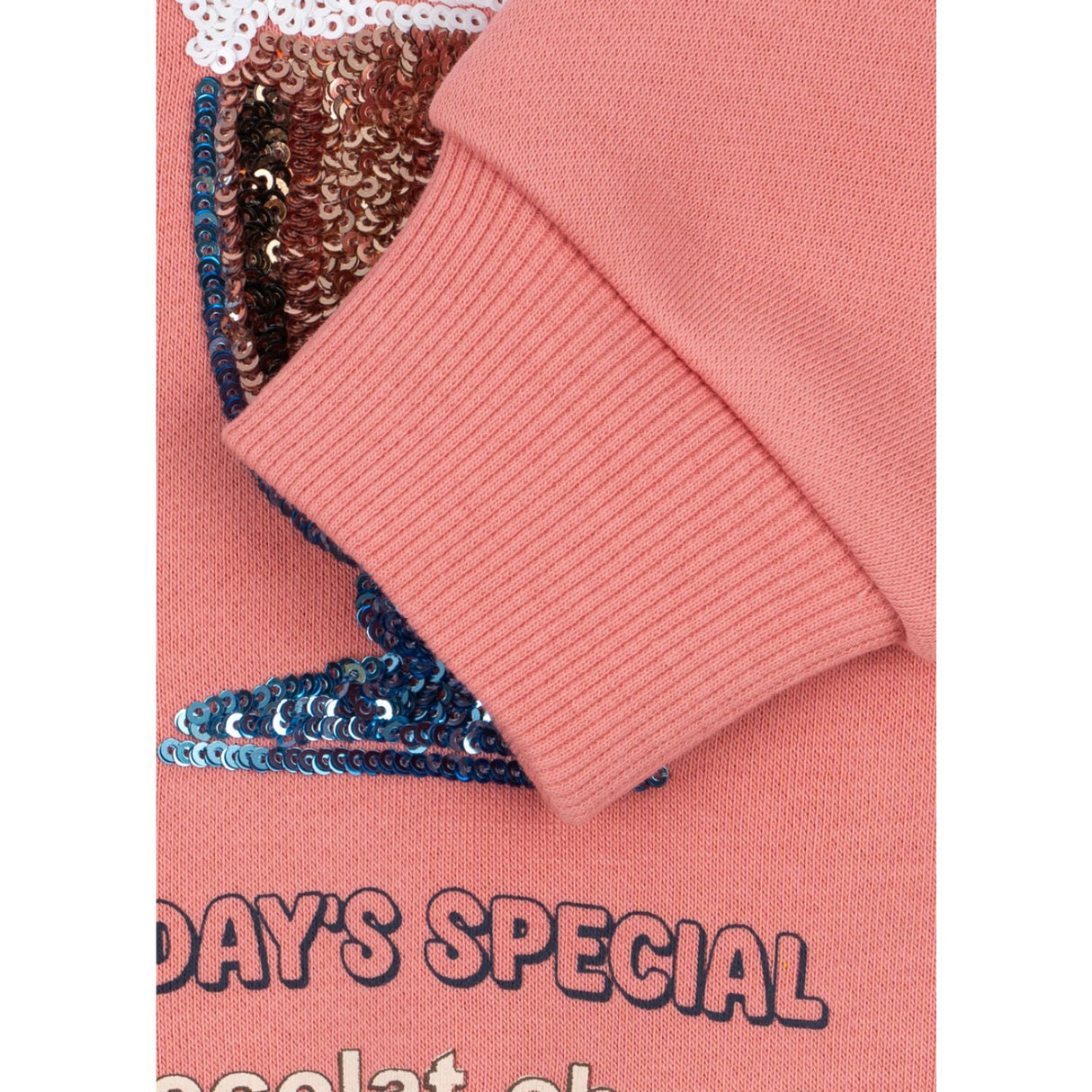 Konges Sløjd Peach Blossom Lou Paljet Sweatshirt Gots