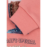 Konges Sløjd Peach Blossom Lou Paljet Sweatshirt Gots