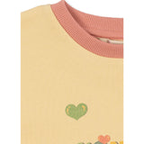 Konges Sløjd Banana Crepe Spotty Frill Sweat Gots