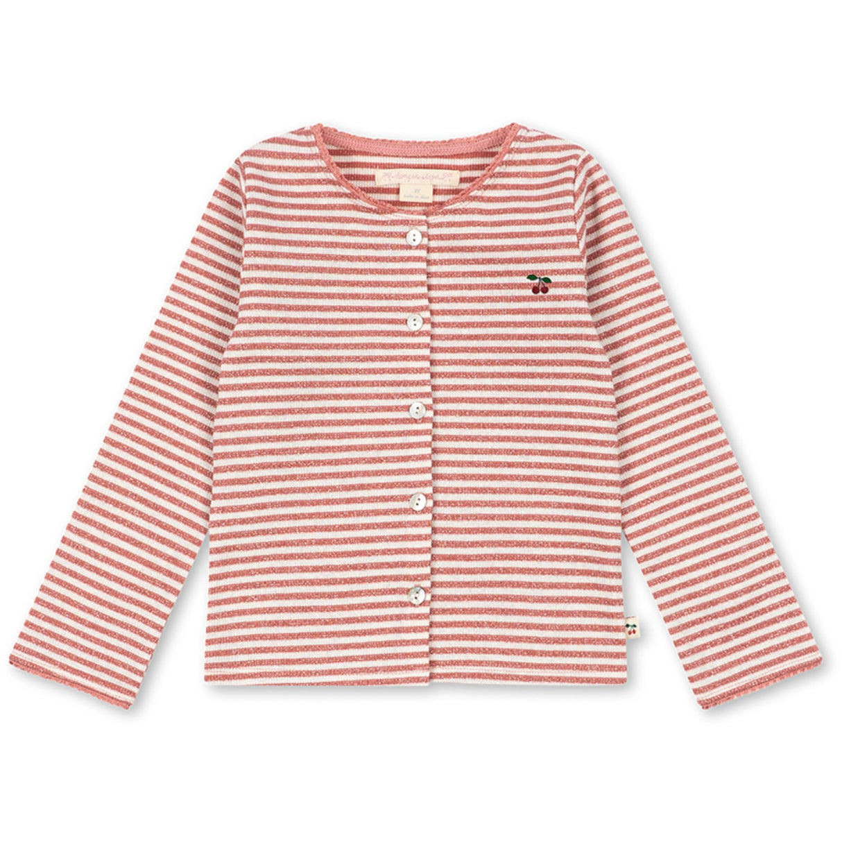Konges Sløjd Rose Cream Stripe Roli Stripe Cardigan Ocs