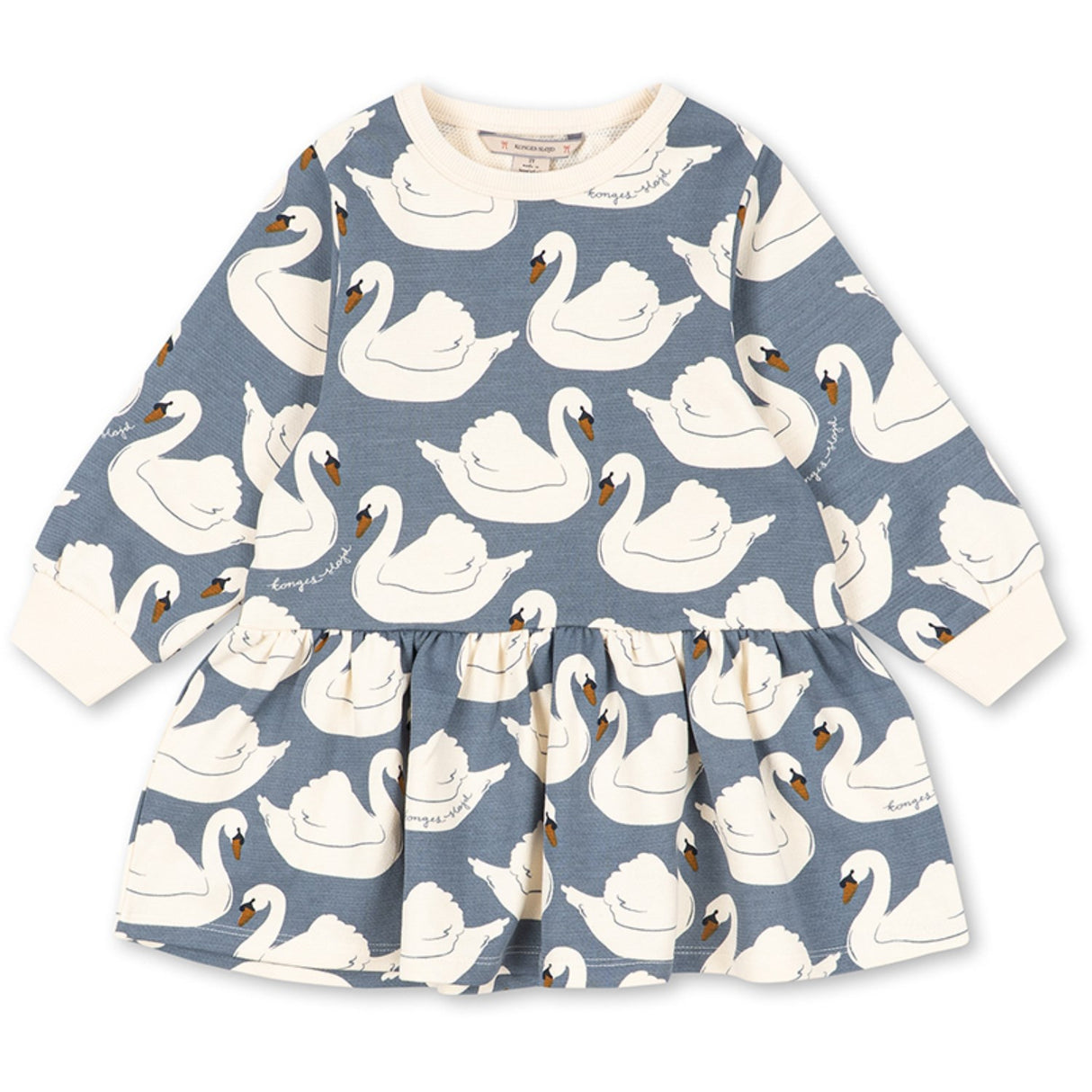 Konges Sløjd Swan Loupy Print Sweat Klänning Gots