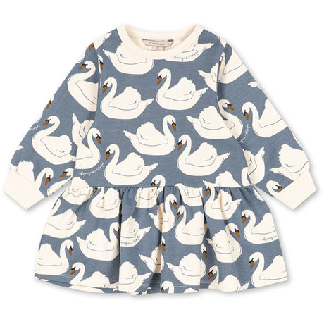 Konges Sløjd Swan Loupy Print Sweat Klänning Gots