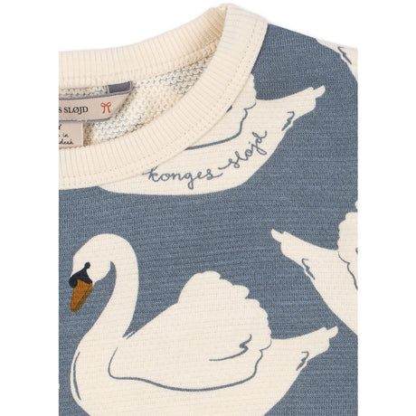Konges Sløjd Swan Loupy Print Sweat Klänning Gots