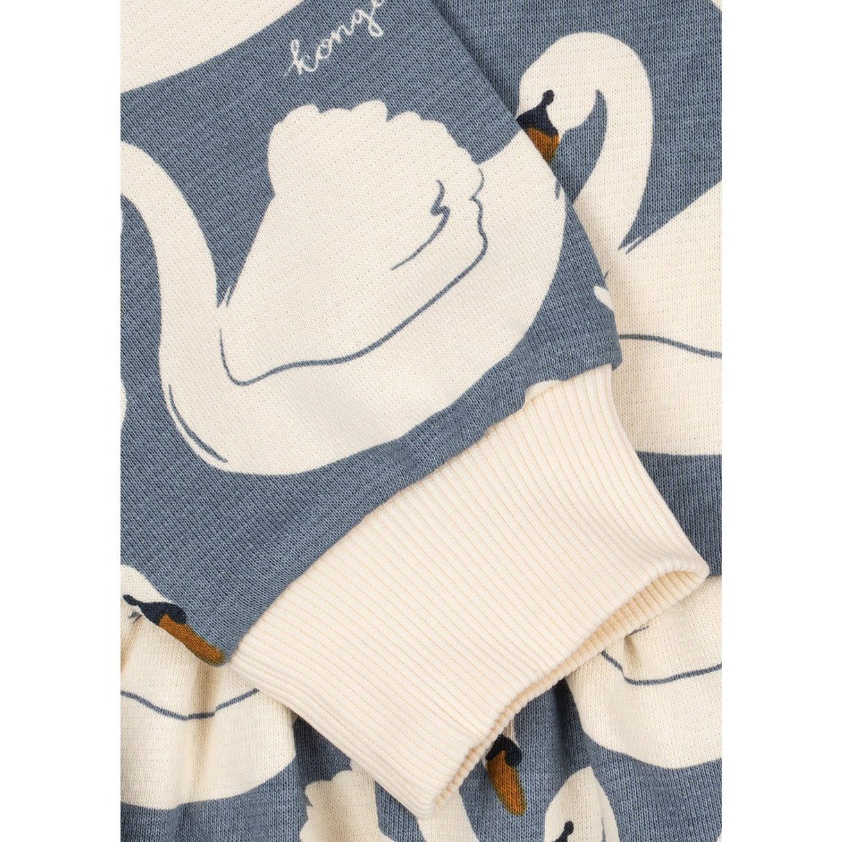 Konges Sløjd Swan Loupy Print Sweat Klänning Gots