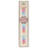 Konges Sløjd Rainbow Glitter Kids Klocka Rainbow