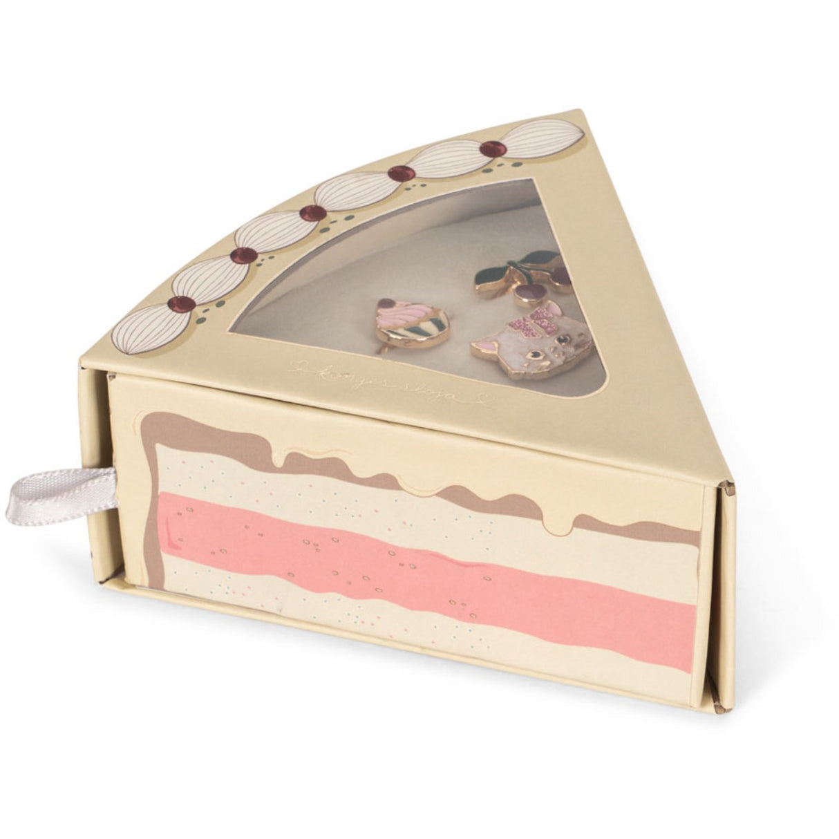 Konges Sløjd Gold Kitty Sweets Ring Sett 6 Pcs