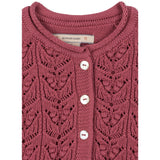 Konges Sløjd Deco Rose Cabby Frill Cardigan Gots