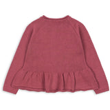 Konges Sløjd Deco Rose Cabby Frill Cardigan Gots