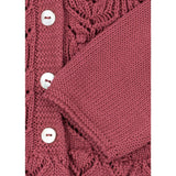 Konges Sløjd Deco Rose Cabby Frill Cardigan Gots