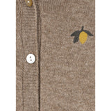 Konges Sløjd Light Brown Mattou Stickad Onesie