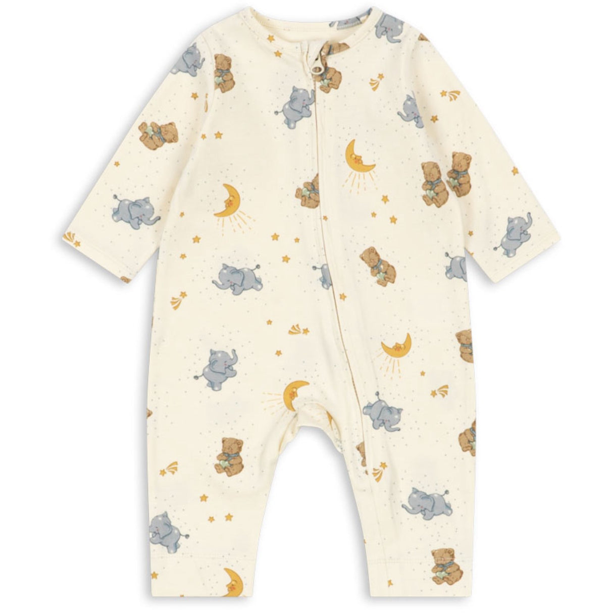 Konges Sløjd Cucciolo Basic Zip Onesie Gots